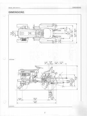 Kubota B4200 tractor workshop, service manual