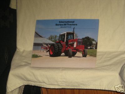 Original brochure on ih series 86 tractors