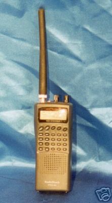 Radio shack pro-94, hand held, police, scanner,radio,