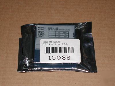 Analog devices 0-200Â°c rtd input module #3B34-03