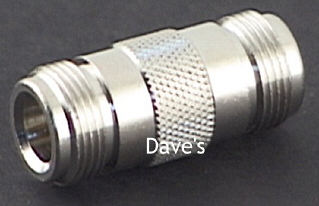 Coax adapter - n barrel - double female (a-37)