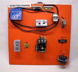 Educational electrical trouble shooting panel