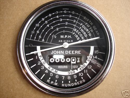 John deere 520 530 620 630 720 730 hourmeter tachometer