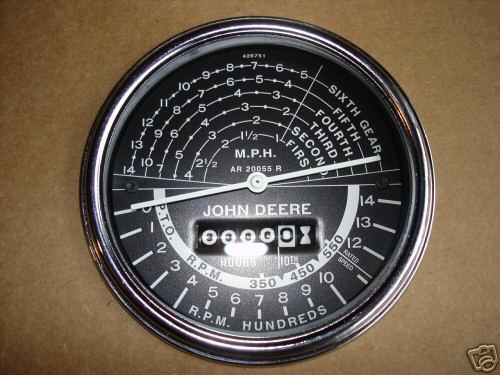 John deere 520 530 620 630 720 730 hourmeter tachometer