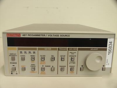 Keithley 487 picoameter/voltage source-low c. & high r.