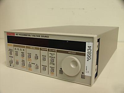 Keithley 487 picoameter/voltage source-low c. & high r.