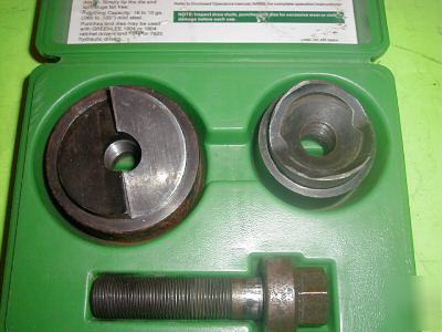 Like new greenlee 7237BB slug buster knockout punch set 