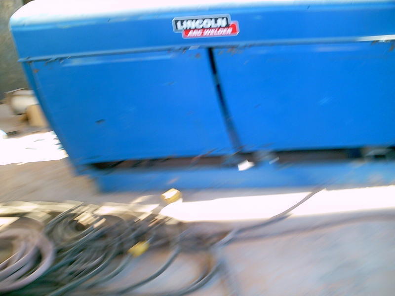 Lincoln sae-400 perkins diesel ac/ dc portable welder