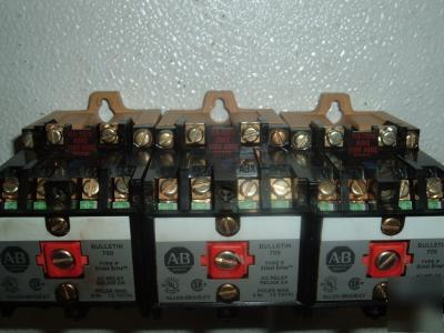 Lot of 3 allen bradley control relays