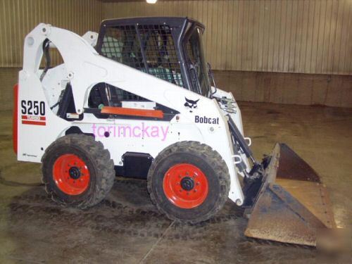 New 2004 bobcat S250/cab/heat/ tires/low hours/very nice