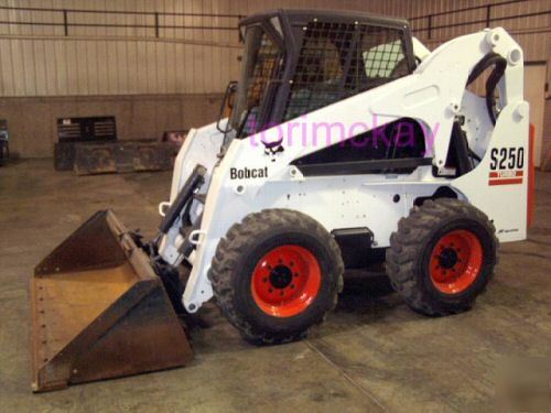 New 2004 bobcat S250/cab/heat/ tires/low hours/very nice