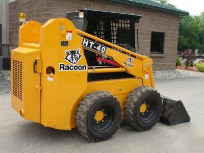 New 2007 racoon HT40 skid steer, unused skid steer 