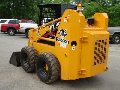 New 2007 racoon HT40 skid steer, unused skid steer 