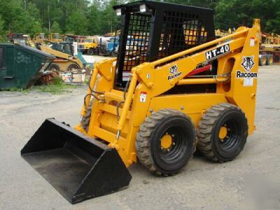 New 2007 racoon HT40 skid steer, unused skid steer 