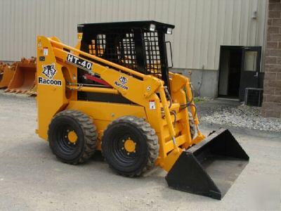 New 2007 racoon HT40 skid steer, unused skid steer 