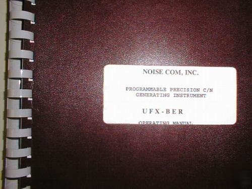 Noise com ufx-ber 2442/5880 noise generator