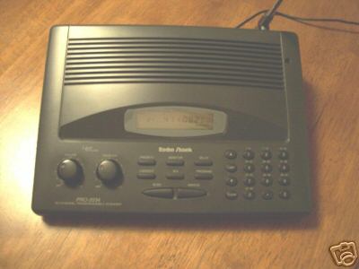 Radio shack pro-2034 police fire radio scanner