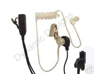 Secret service headset 4 motorola GP1200 MTX9000 MTX960