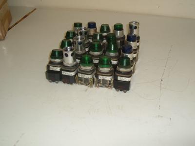 Allen bradley push button & light switch lot of 20 