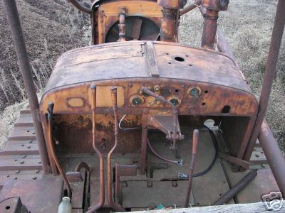 Allis chalmers antique crawler dozer tractor hd-14 