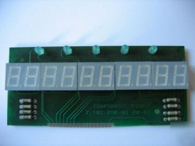 DA56-11GWA 7-segment dual led display 5PCS on pcb used