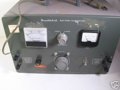 Heathkit be-5 battery eliminator ham radio excellent