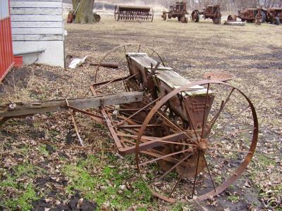 John deere van brunt wooden grain drill a b d g 