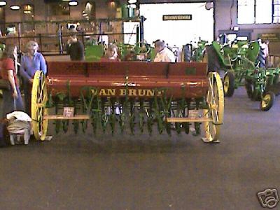 John deere van brunt wooden grain drill a b d g 