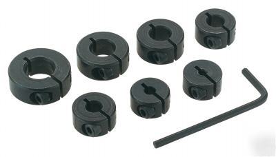 Steelex plusÂ® D2803 7-piece split ring depth stop set 