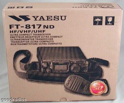 Yaesu ft-817ND hf vhf uhf all mode transceiver exc 