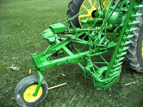 1936 john deere b with sickle