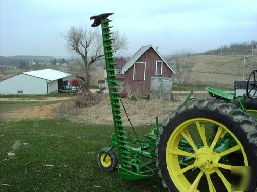 1936 john deere b with sickle