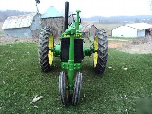 1936 john deere b with sickle