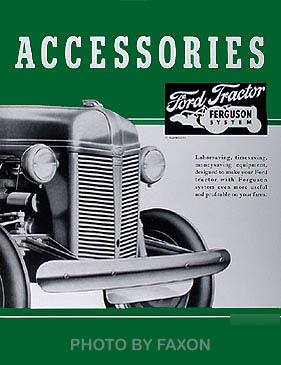 1939-1947 ford 2N & 9N tractor accessory brochure set