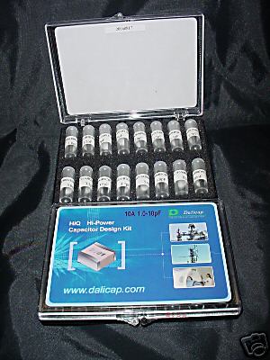 80 piece rf capacitor 1.0-10PF design kit series a