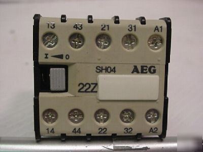 Aeg sh 04 control contactor 110 volt coil