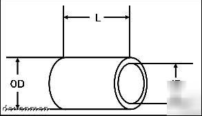 Aluminum spacers 250 pieces 3/8 od x #12 hole x 1