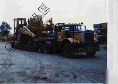 Autocar DC9564 & hyster+cat 637 color photo-peirceconst