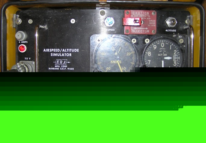 Era airspeed altitude simulator avionics pitot static 