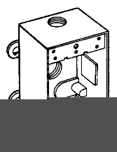 Gam-pak products 3090214 box wthrprf rct 1G3HL wh