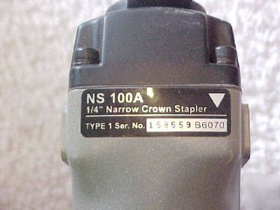 Like new porter cable ns 100A 1/4 narrow crown stapler 