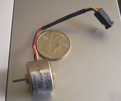 Mini stepper motor 5 vdc bi-polar 20 degrees per step