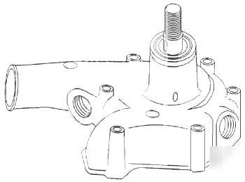 Oliver 1850 diesel water pump