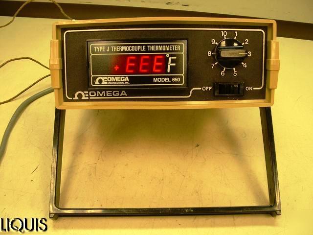 Omega 650-jf-x-dss thermocouple thermometer readout