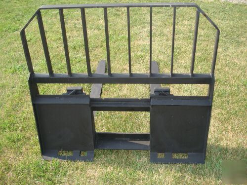 Pallet forks fit bobcat case & most skid steer loaders