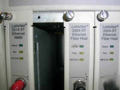 Qty 2 synoptics 3000 concentrator mainframe w/ mod.