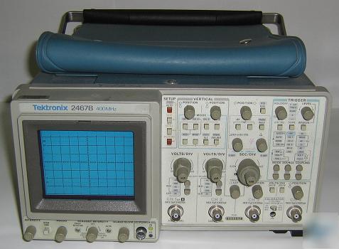 Tektronix 2467B 400MHZ. 4-channel oscilloscope