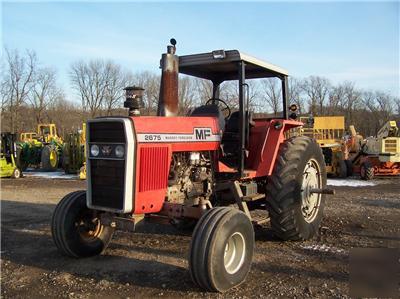 1981 massey ferguson 2675 diesel 100 hp farm tractor