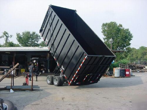 8 x 20 X8 dump trailer carry cargo debri equipment