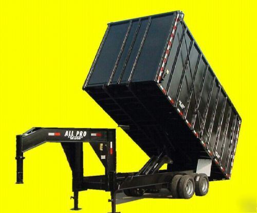 8 x 20 X8 dump trailer carry cargo debri equipment